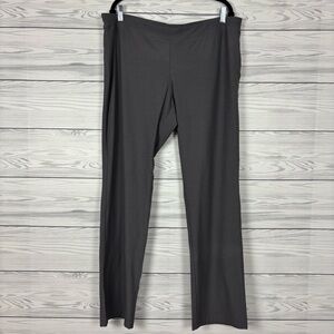 Eileen Fisher Gray Slim Boot-Cut Pants Size XL NWT